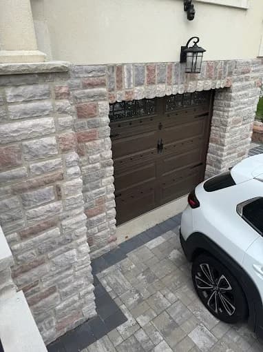 Exterior paver installation