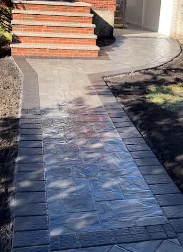 Decorative paver work